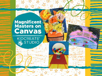 Kidcreate Studio - Eden Prairie. Magnificent Masters on Canvas Mini-Camp (5-12 Years)