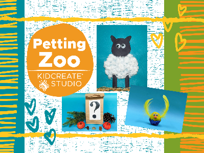 Kidcreate Studio - San Antonio. Toddler & Preschool Playgroup- Petting Zoo (18 Months-5 Years)
